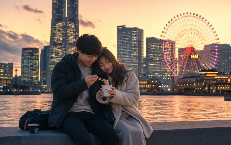 Itinerario romantico a Yokohama: serata low cost tra tramonto, skyline e Cosmo Clock 21